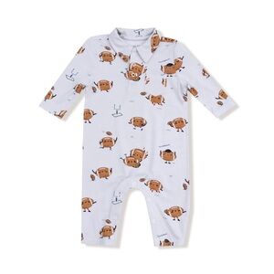 Angel Dear Polo Romper Football 0-3 18-24 months